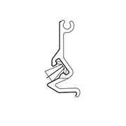 100 Series Lower Hinged Weatherstrip Image